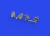 Eduard 632192 Bf 109E rudder pedals early PRINT 1/32